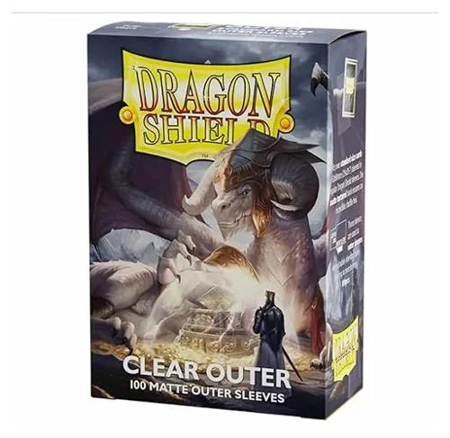 Dragon Shield Standard Outer Sleeves – Matte Clear 100ct